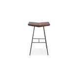 Flo Bar Stool - Solid Black Walnut