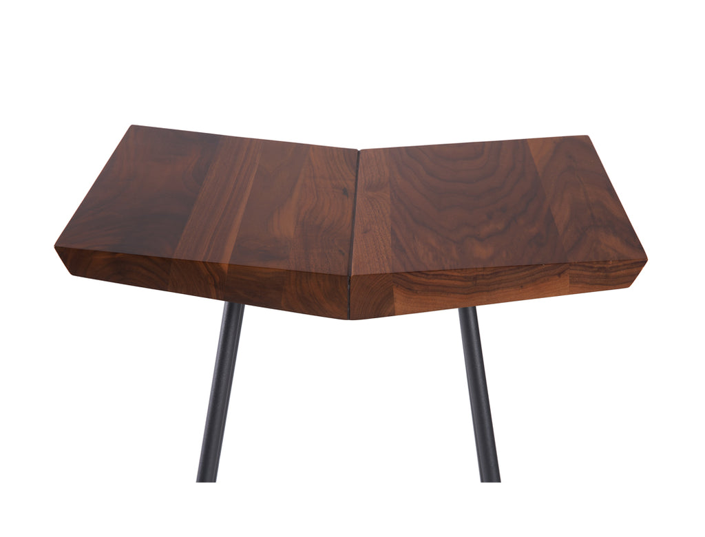 Flo Bar Stool - Solid Black Walnut