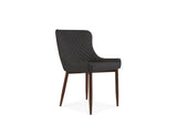 [CLEARANCE] Justina Chair, Liquorice