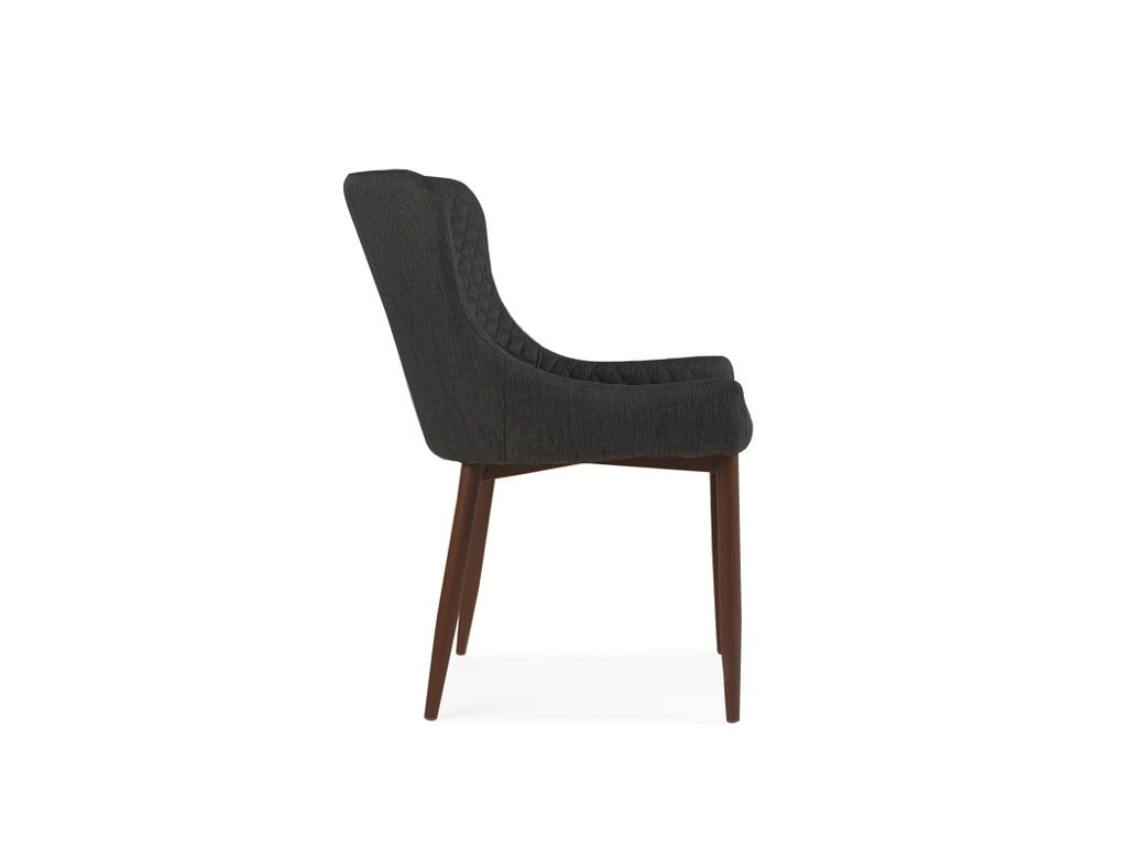 [CLEARANCE] Justina Chair, Liquorice