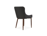 [CLEARANCE] Justina Chair, Liquorice