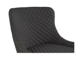 [CLEARANCE] Justina Chair, Liquorice