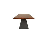 Laurent Dining Table (220cm), Solid Black Walnut
