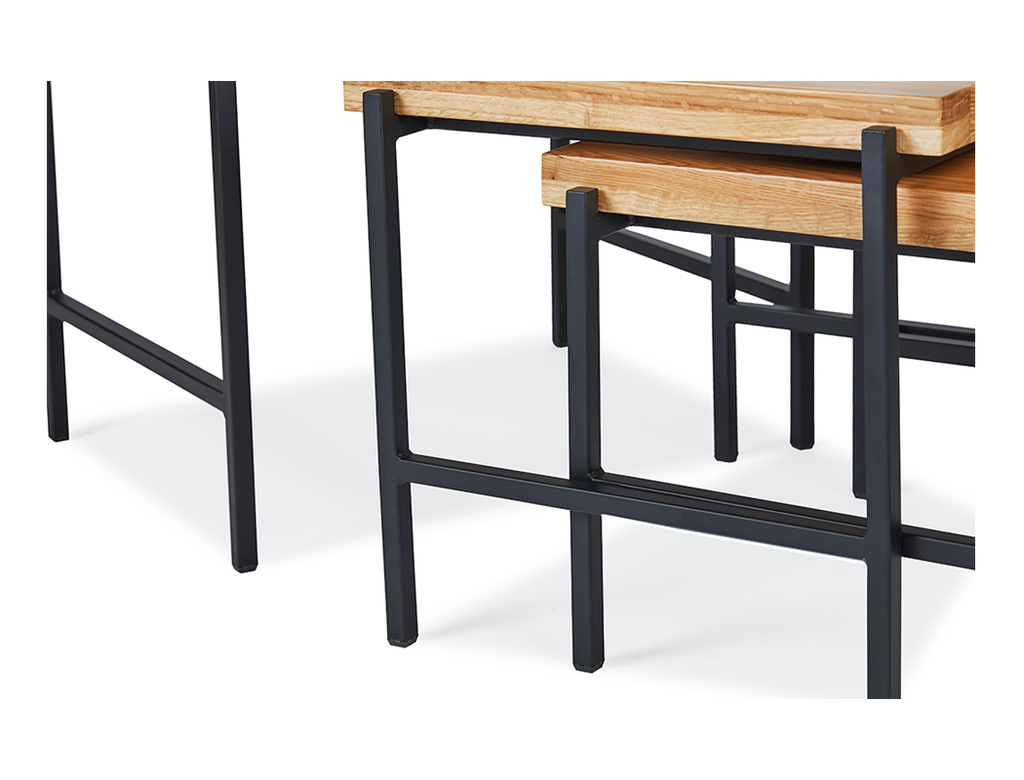 Lexi Nesting Solid Wood Side Tables