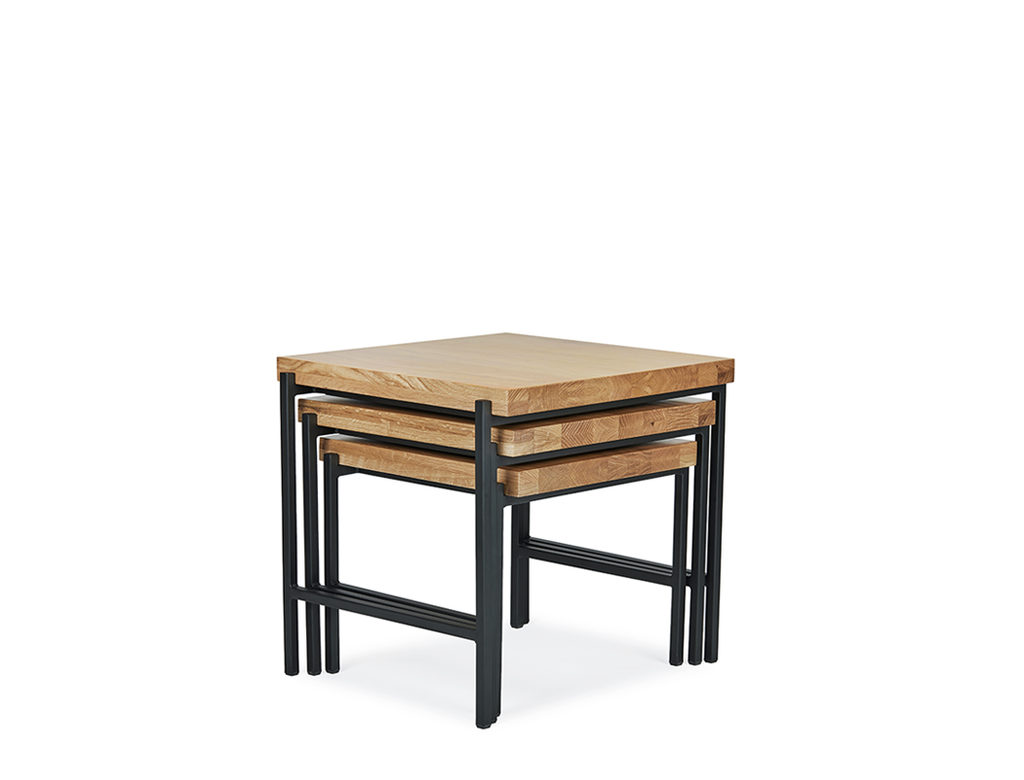 Lexi Nesting Solid Wood Side Tables