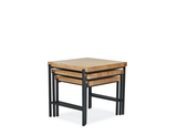 Lexi Nesting Solid Wood Side Tables