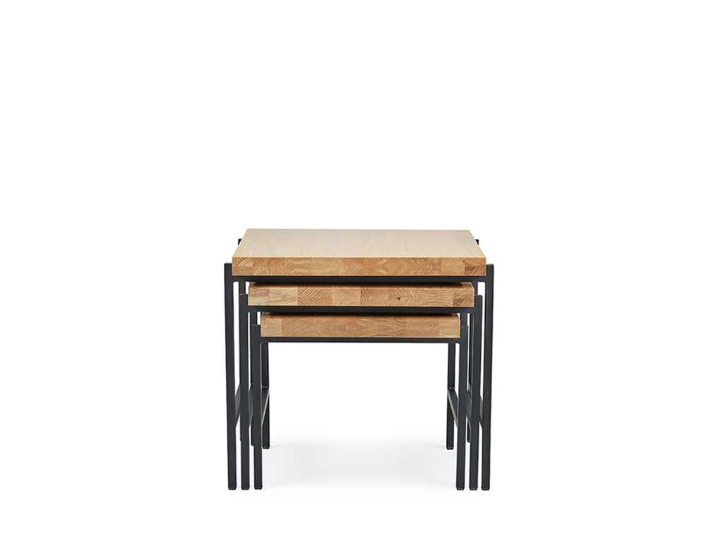 Lexi Nesting Solid Wood Side Tables