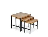 Lexi Nesting Solid Wood Side Tables