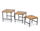 Lexi Nesting Solid Wood Side Tables