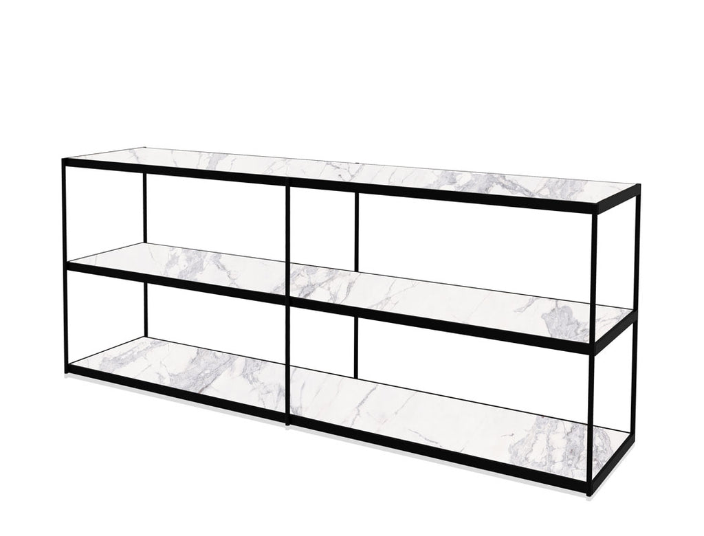 [CLEARANCE] Lucca Low Shelf, Sintered Stone