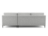 Luna Right Facing L-Shape Sofa, Pebble Boucle