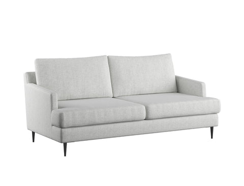 Luna 3 Seater Sofa, Cloud Grey - Water Repellent Fabric