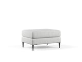 Luna Ottoman, Cloud Grey - Water Repellent Fabric