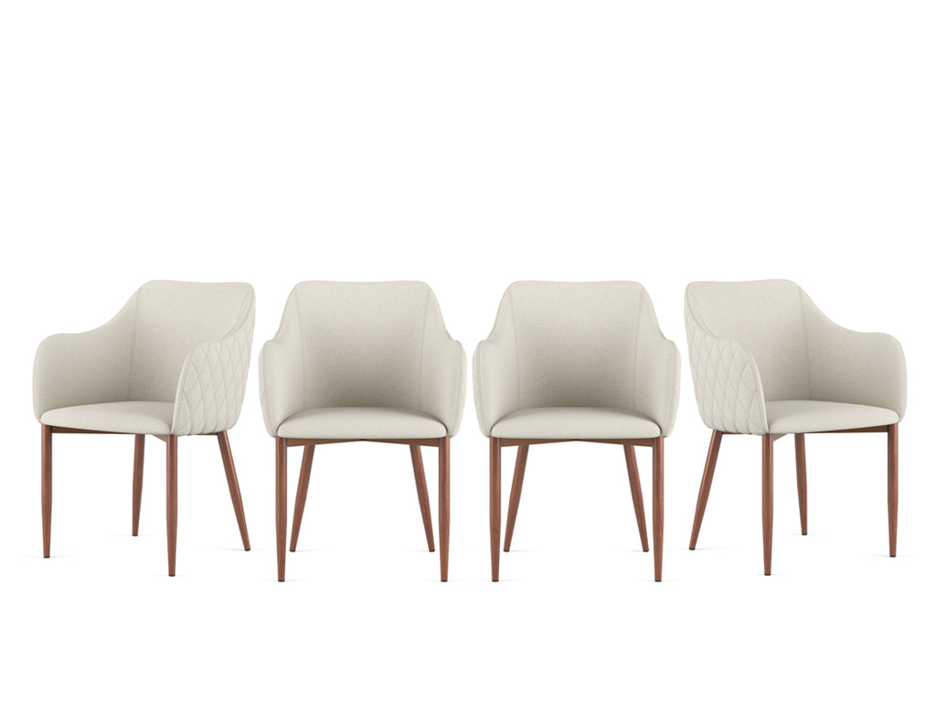 Margo Chair, Pearl Sand, Set of 4