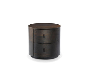 Moana Wood Side Table, Smoked Oak