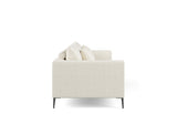 Natalia 4 Seater Sofa, White Granite