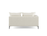 Natalia Left Facing 2 Seater Sofa, White Granite