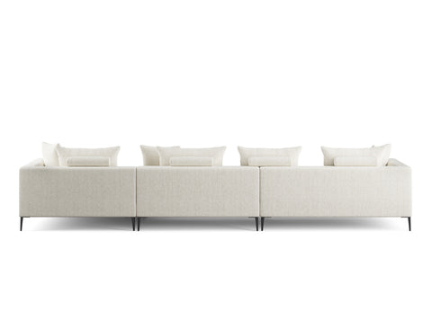 Natalia Right Facing 3-Piece Sectional Sofa