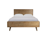 Roxanne Wood Queen Bed Frame with 2 Bedside Tables Set