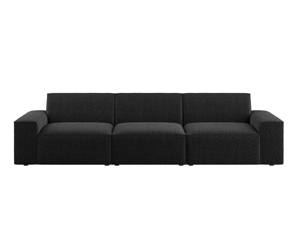 Scott 4 Seater Sofa, Black Granite
