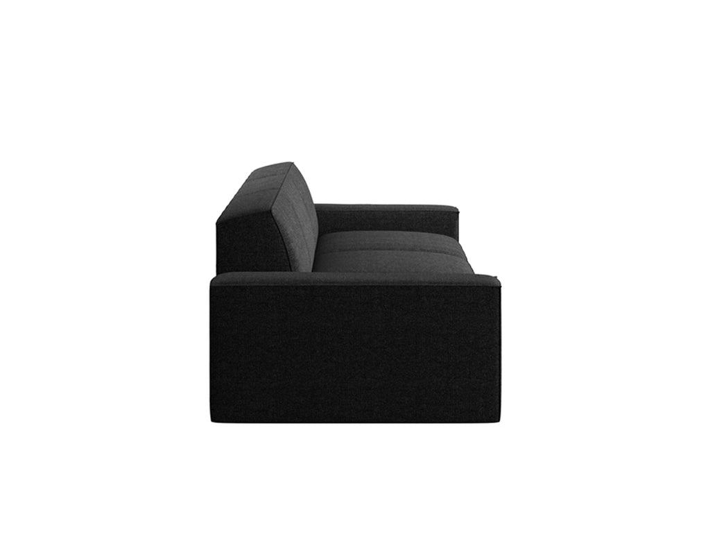 Scott 4 Seater Sofa, Black Granite