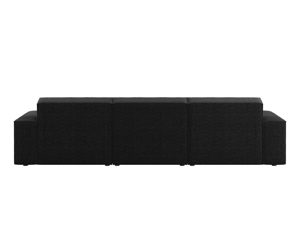 Scott 4 Seater Sofa, Black Granite