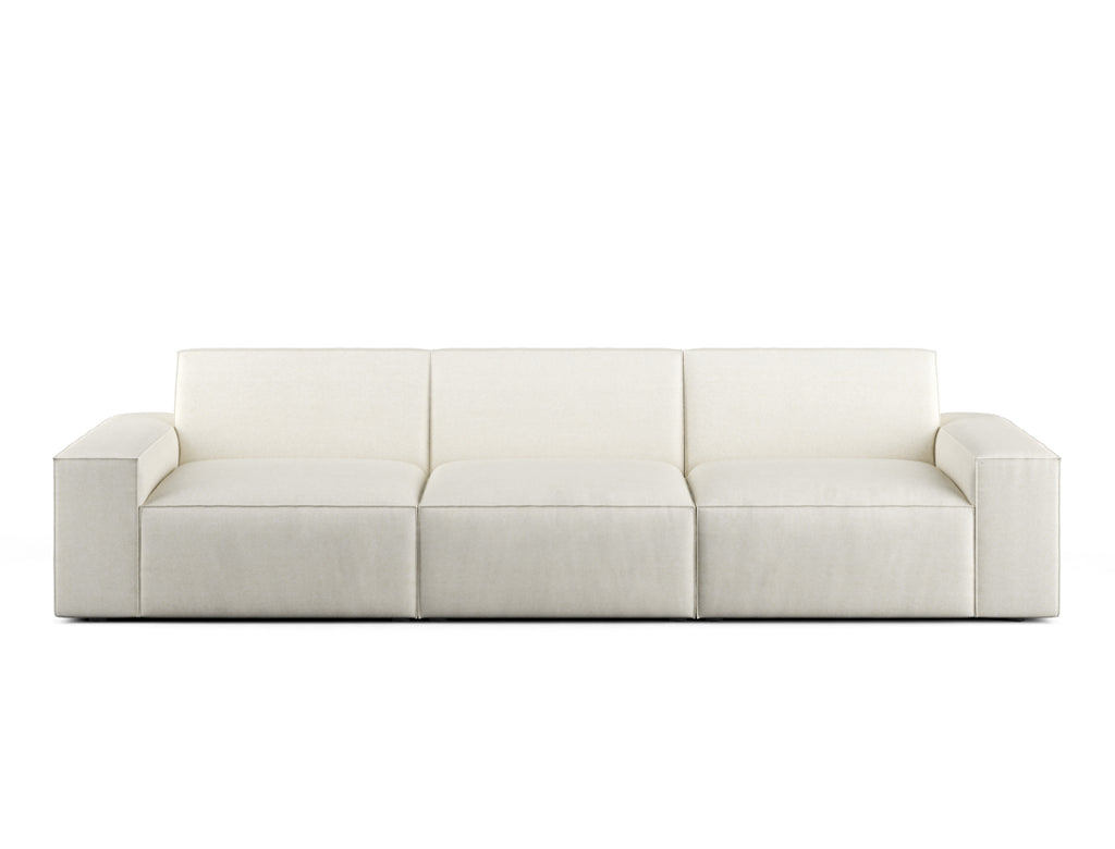 Scott 4 Seater Sofa White Castle