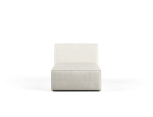 Scott Armless Sofa, White Castle