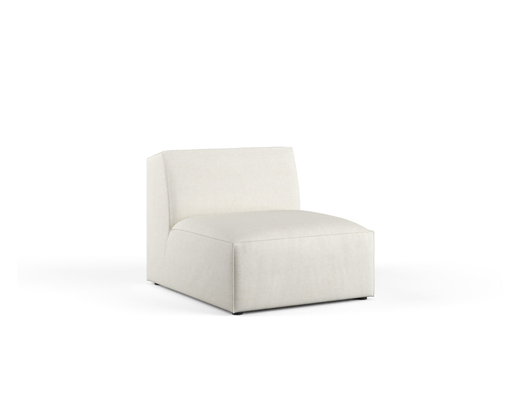 Scott Armless Sofa, White Castle