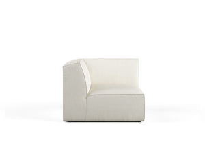 Scott Corner Sofa, White Castle