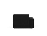 Scott Left Corner Sofa, Black Granite