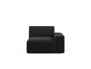 Scott Right Corner Sofa, Black Granite