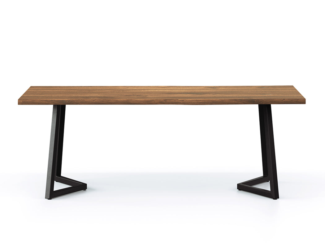 Verona Live Edge Solid Wood Dining Table, Natural 200cm Customised: Delivery in 8-10 Weeks