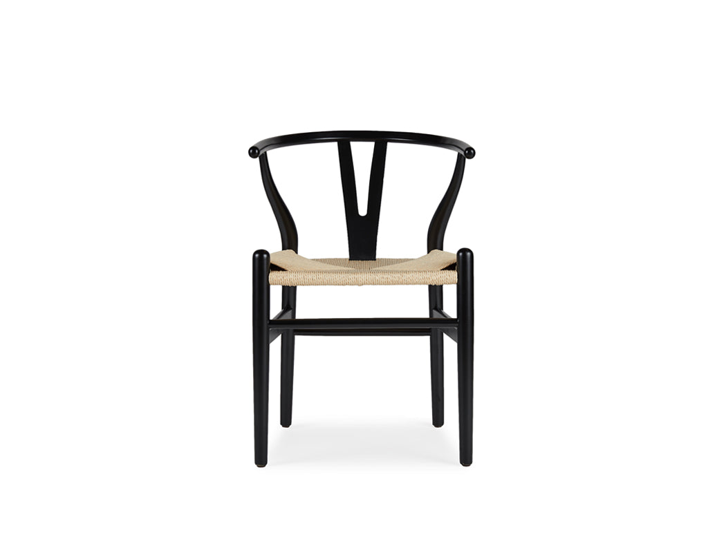 Y Wood Dining Chair, Black