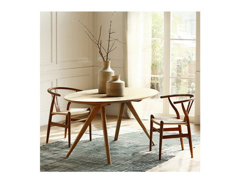 Y Wood Dining Chair, Walnut Brown