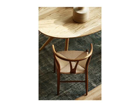 Y Wood Dining Chair, Walnut Brown