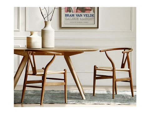 Y Wood Dining Chair, Walnut Brown
